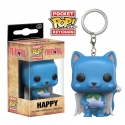 Fairy Tail - Porte-clés Pocket POP! Happy 4 cm