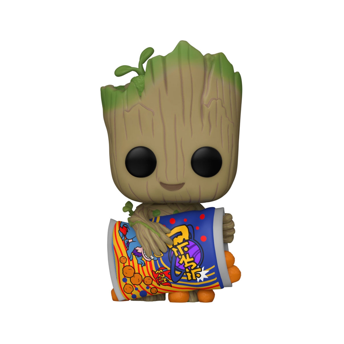 Je s'appelle Groot - Figurine POP! Groot w/Cheese Puffs 9 cm - Figurine- Discount