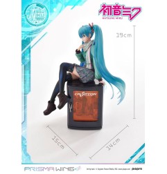 Hatsune Miku - Statuette PVC 1/7 Prisma Wing  (Art by lack) 19 cm