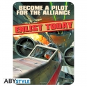 Star Wars - Plaque métal Become a pilot (28x38)