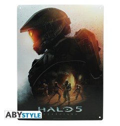 Halo - Plaque mÃ©tal Keyart (28x38) Broch.