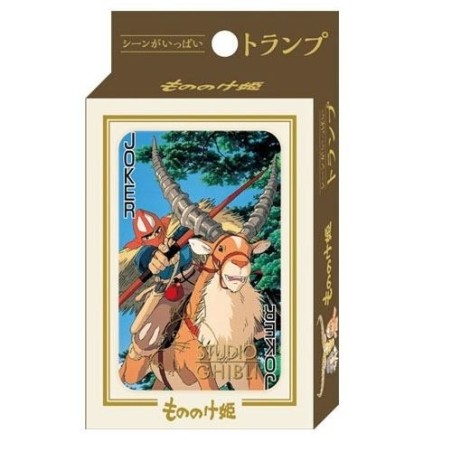 Studio Ghibli - Princesse Mononoké jeu de cartes à jouer