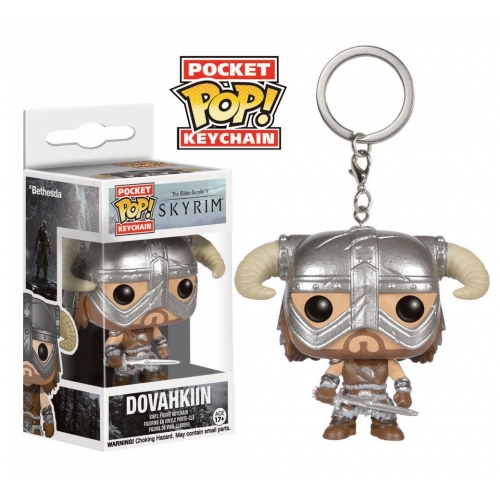 The Elder Scrolls vs Skyrim - Porte-clés Pocket POP! Dovahkiin 4 cm
