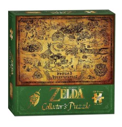 Legend of Zelda, The - Legend of Zelda Puzzle Hyrule Map