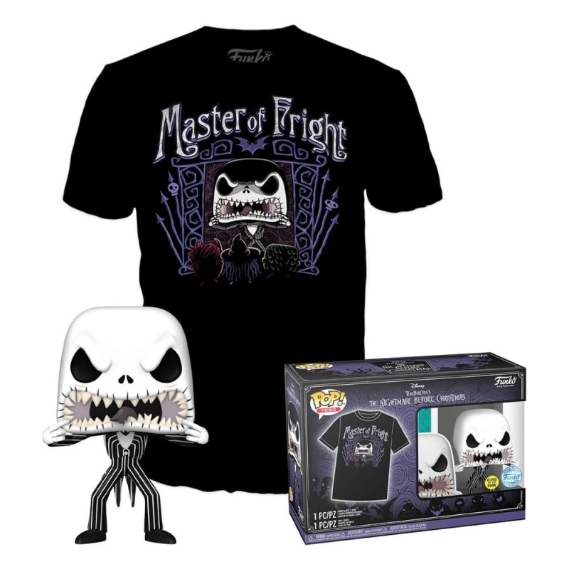 Etrange NoÃÂ«l de Mr. Jack, L' - LÃ'ÃÂ©trange NoÃÂ«l de Mr. Jack POP! & Tee set figurine et T-Shirt Jack Skellington 