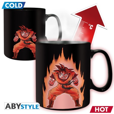 Dragon Ball - Mug Heat Change - 460 ml - DBZ/ Goku - avec boÃ®te x2