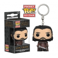 Game of Thrones - Figurine POP! Vinyl porte-clés Jon Snow 4 cm