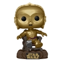 Star Wars Return of the Jedi 40th Anniversary - Figurine POP! C3P0 in chair 9 cm