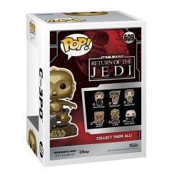 Star Wars - Return of the Jedi 40th Anniversary POP! Vinyl figurine C3P0 in chair 9 cm