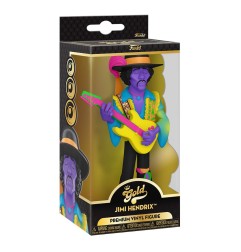 Jimi Hendrix - Figurine Jimi Hendrix Vinyl Gold BLKLT 13 cm