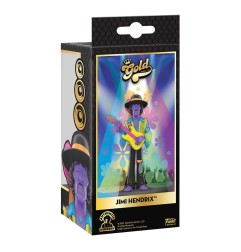 Jimi Hendrix - Figurine Jimi Hendrix Vinyl Gold BLKLT 13 cm