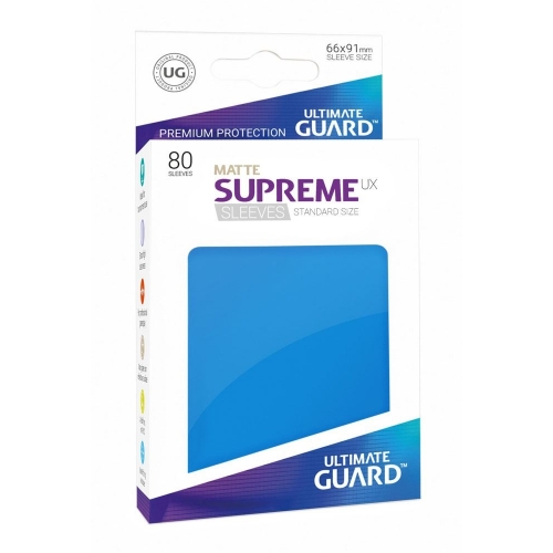 Ultimate Guard - 80 pochettes Supreme UX Sleeves taille standard Bleu Roi Mat