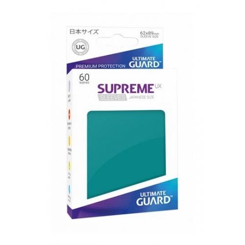 Ultimate Guard - 60 pochettes Supreme UX Sleeves format japonais Bleu PÃ©trole