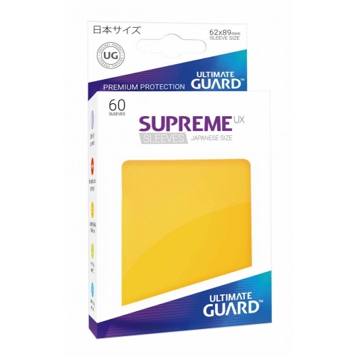 Ultimate Guard - 60 pochettes Supreme UX Sleeves format japonais Jaune