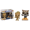 Les Gardiens de la Galaxie 2 - Pack 2 POP! Groot & Rocket 9 cm