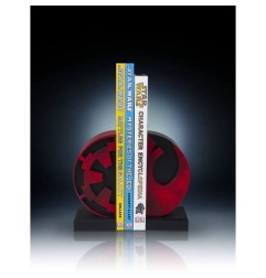 Star Wars - Serre-livres Imperial/Rebel Logo 15 cm