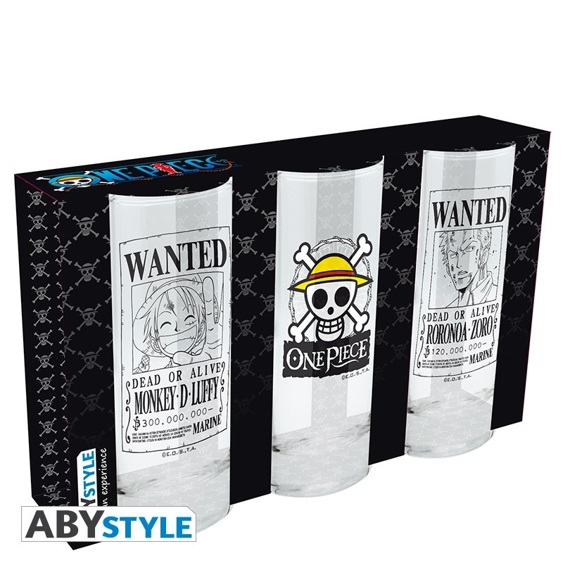 One Piece - Set de 3 verres x2
