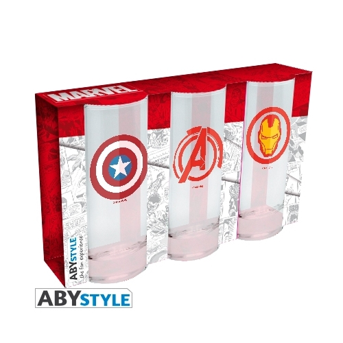 Marvel - Set de 3 verres