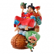 One Piece Petitrama DX - Statuette Logbox Re Birth Vol. 1 11 cm