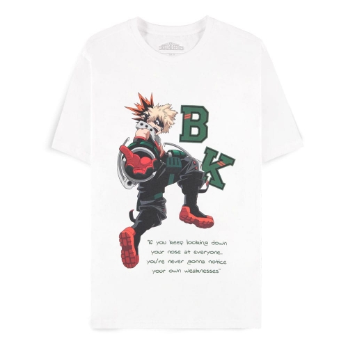 My Hero Academia - T-Shirt White Bakugo Quote 