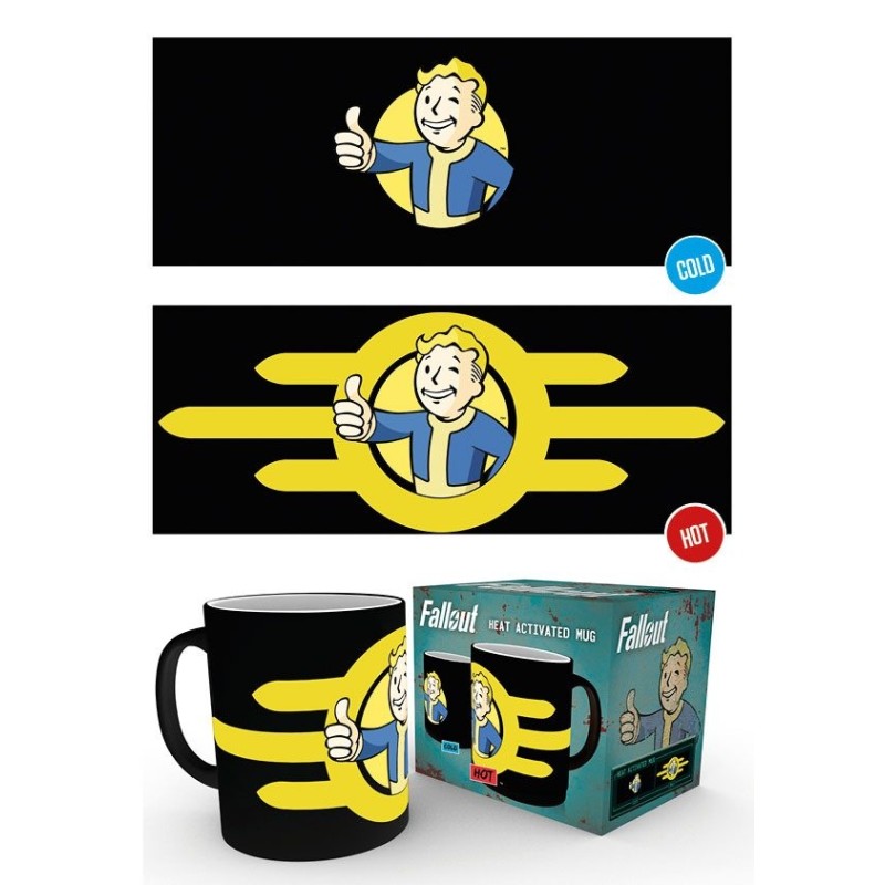 Fallout - Mug effet thermique Vault Boy