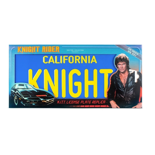 K 2000 Knight Rider - Plaque d'immatriculation