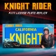 K 2000 Knight Rider - Plaque d'immatriculation