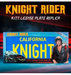 K 2000 Knight Rider - Plaque d'immatriculation