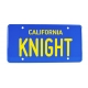 K 2000 Knight Rider - Plaque d'immatriculation