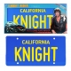 K 2000 Knight Rider - Plaque d'immatriculation