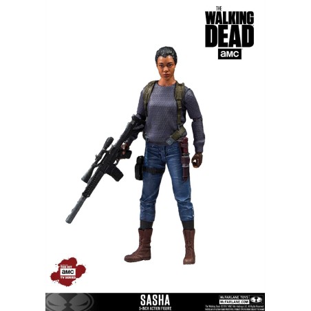 Walking Dead - The  TV Version figurine Sasha 13 cm