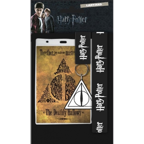 Harry Potter - Dragonne avec porte-clés caoutchouc Deathly Hallows