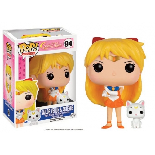 Sailor Moon - Figurine POP! Sailor Venus & Artemis 9 cm