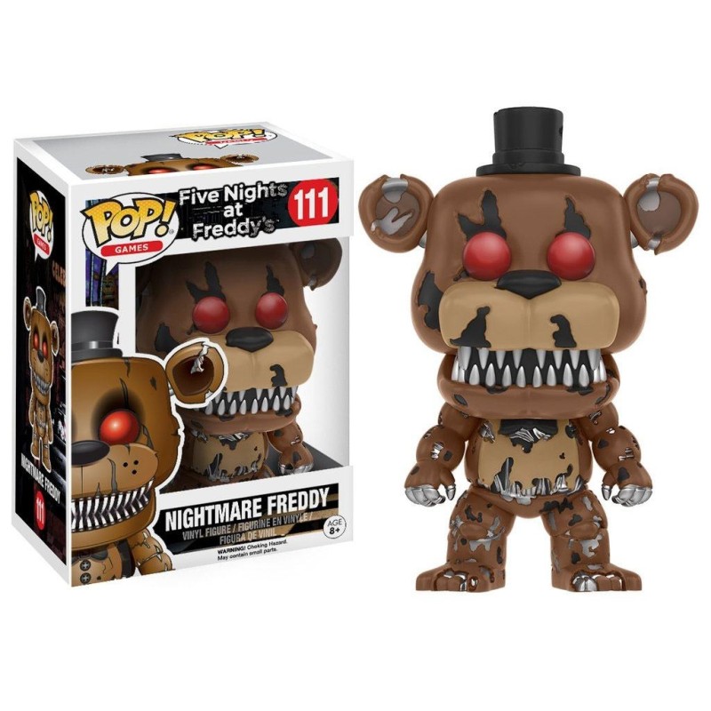 Five Nights at FreddyÃÂs - Five Nights at Freddy's POP! Games Vinyl Figurine Nightmare Freddy 9 cm