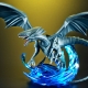 Yu-Gi-Oh - ! Duel Monsters - Statuette Monsters Chronicle Blue Eyes White Dragon 12 cm