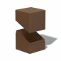 Ultimate Guard - Return To Earth Boulder Deck Case 100+ taille standard Marron