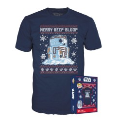 Star Wars - Holiday POP! Tees T-Shirt R2-D2 Snowman 