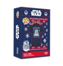 Star Wars Holiday - POP! Tees T-Shirt R2-D2 Snowman
