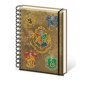 Harry Potter - Cahier à spirale A5 Hogwart's Crests