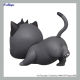 Haikyu!! Noodle Stopper - Statuette Petit 2 Kuroo Cat 6 cm