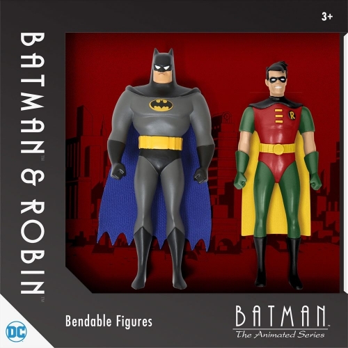 Batman The Animated Series - Pack 2 figurines flexibles 14 cm