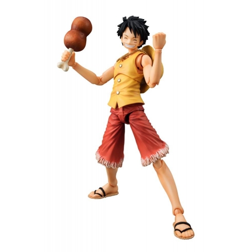One Piece - Figurine Variable Action Heroes Monkey D Luffy Past Blue (Yellow Ver.) 17 cm
