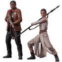 Star Wars Episode VII - One pack 2 statuettes ARTFX+ Rey & Finn 15 - 18 cm