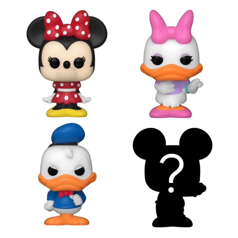Disney - Pack 4 figurines Bitty POP! Vinyl Minnie 2,5 cm