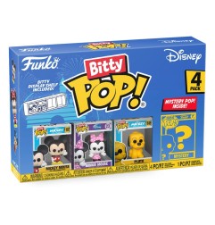 Disney - Pack 4 figurines Bitty POP! Vinyl Mickey 2,5 cm
