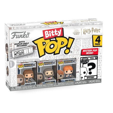 Harry Potter - Pack 4 figurines Bitty POP! Vinyl Hermione 2,5 cm