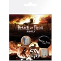 L'Attaque des Titans - Pack 6 badges Characters