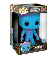 Les Gardiens de la Galaxie Vol. 3 - Figurine POP! Super Sized Jumbo Groot (BLKLT) 25 cm