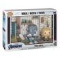Marvel - Avengers Endgame pack 2 POP Moments Deluxe Vinyl figurines Thor's House 9 cm