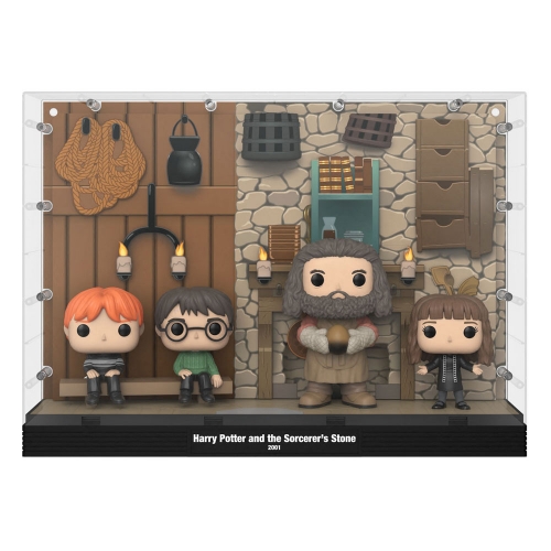 Harry Potter - Pack 4 figurines POP! Deluxe Hagrid's Hut 9 cm